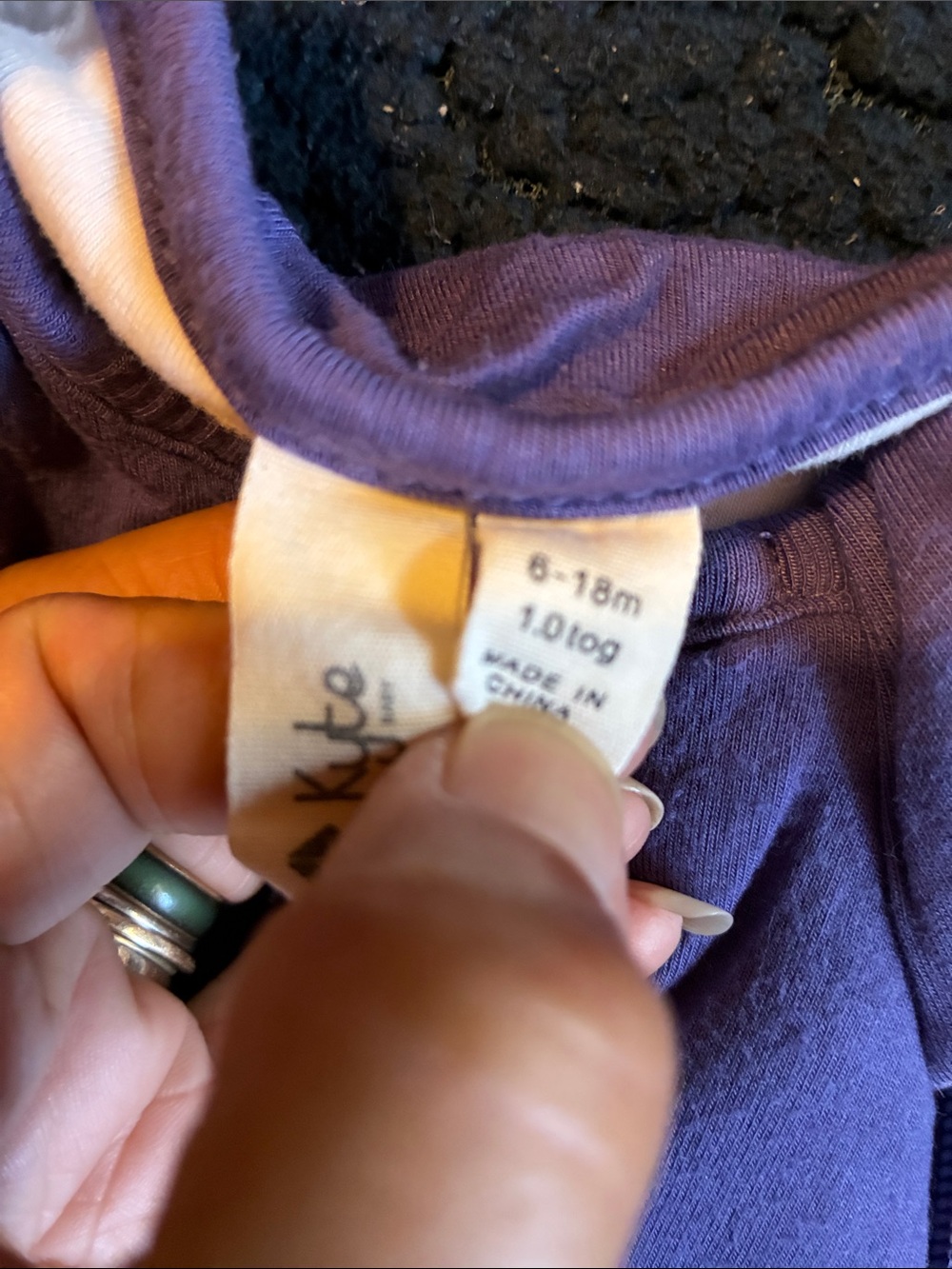 Kyte BABY Purple Sleeveless Sleep Sack - Picture 3 of 3